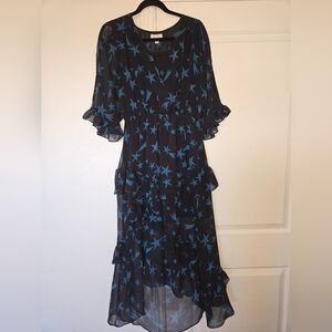 Topshop Dress, Sz 6, Navy Blue